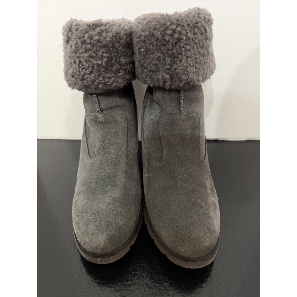 UGG Australia Boots Booties Suede Wedge Boots Shoes Women’s Size 8